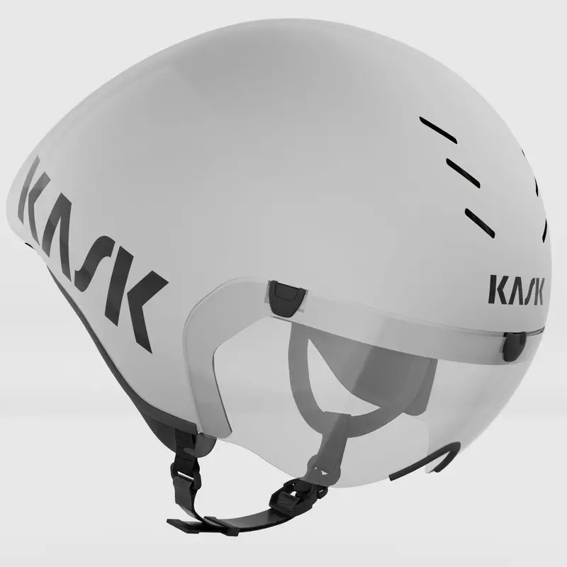 Kask Bambino Pro Evo Unisex Aero Road Cycling Helmet, White 1