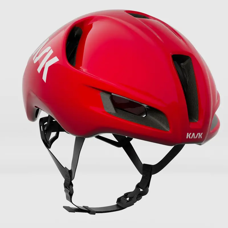 Kask Utopia Y Unisex Aero Road Cycling Helmet, Red 1