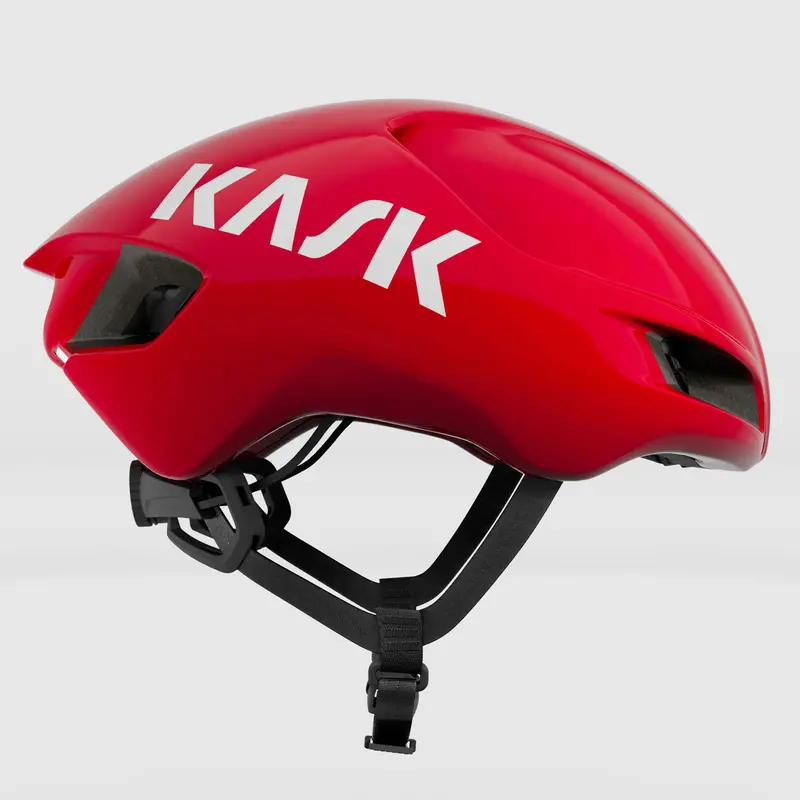Kask Utopia Y Unisex Aero Road Cycling Helmet, Red 2