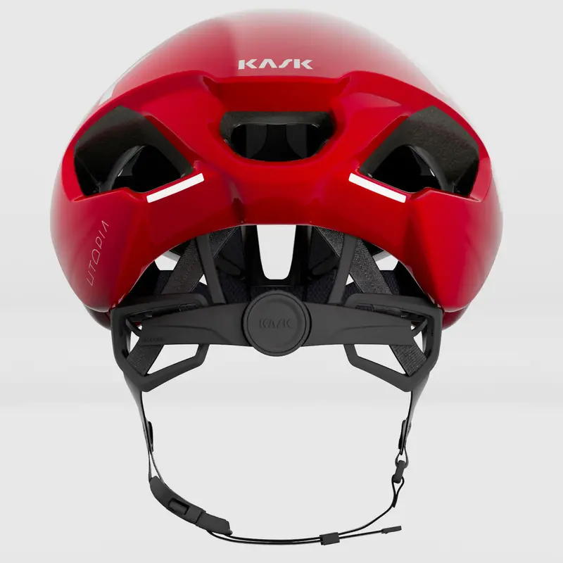 Kask Utopia Y Unisex Aero Road Cycling Helmet, Red 3