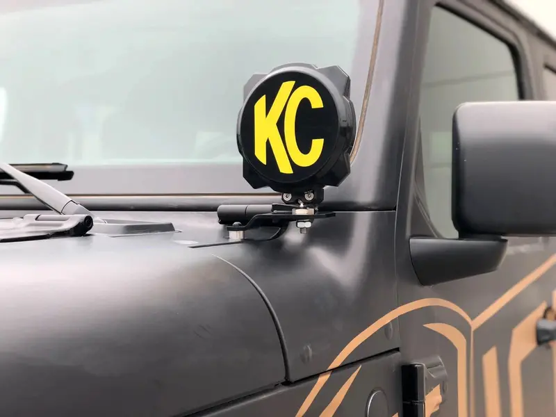 Kc Hilites A-Pillar Ditch Light Kit - 2018+ Wrangler Jl / Gladiator Jt 1