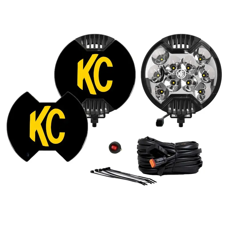 Kc Hilites A-Pillar Ditch Light Kit - 2018+ Wrangler Jl / Gladiator Jt 1