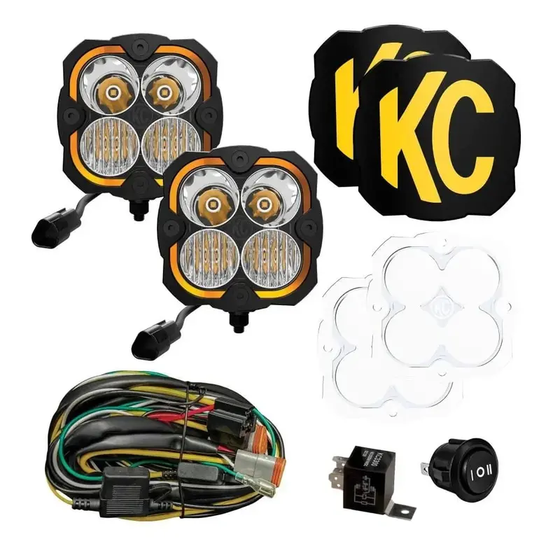 Kc Hilites A-Pillar Ditch Light Kit - 2018+ Wrangler Jl / Gladiator Jt 3