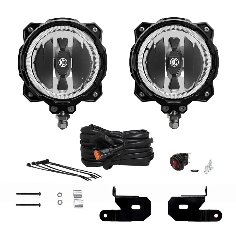 Kc Hilites A-Pillar Ditch Light Kit - 2018+ Wrangler Jl / Gladiator Jt 4