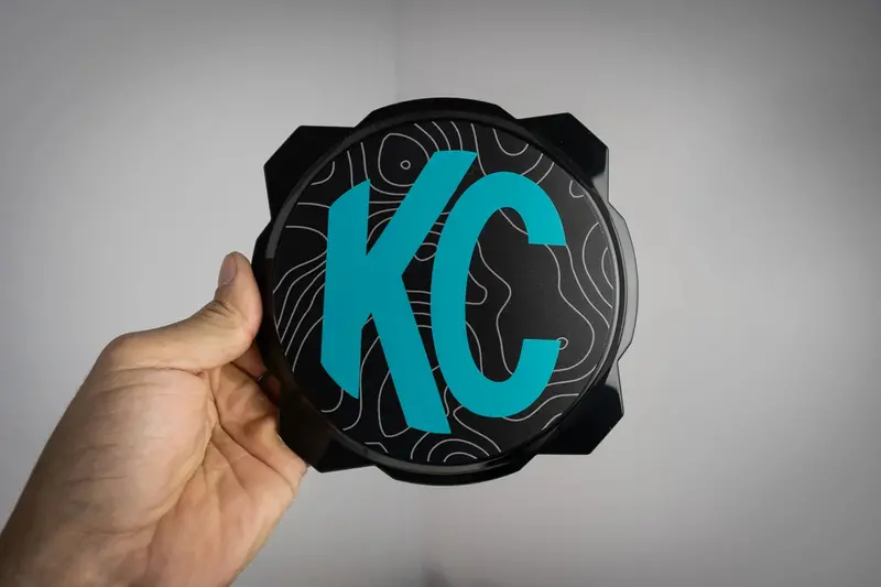 Kc Hilites Pro6 / Titan Gravity Light Cover Topo Overlays (Pair) - Universal 10