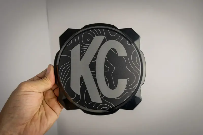 Kc Hilites Pro6 / Titan Gravity Light Cover Topo Overlays (Pair) - Universal 11
