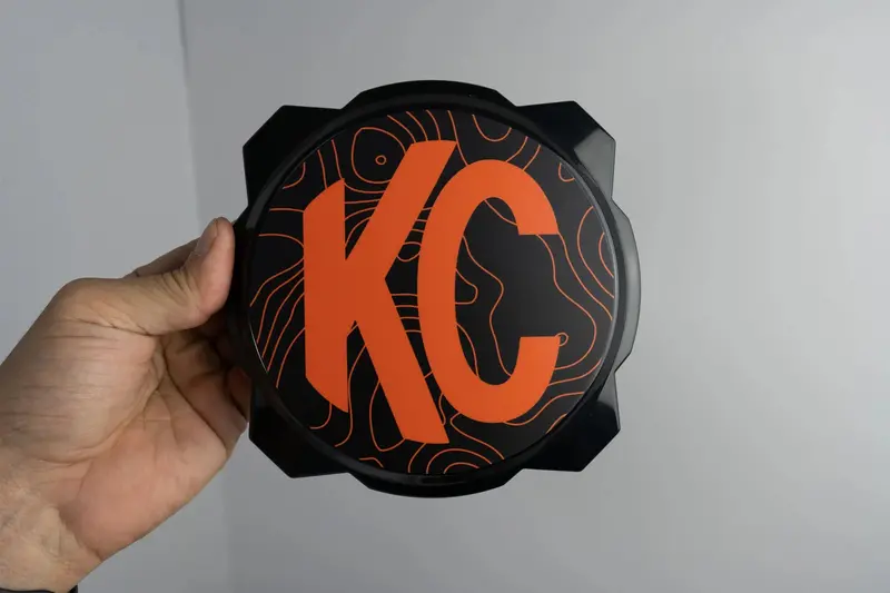 Kc Hilites Pro6 / Titan Gravity Light Cover Topo Overlays (Pair) - Universal 12