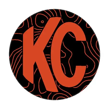 Kc Hilites Pro6 / Titan Gravity Light Cover Topo Overlays (Pair) - Universal 13