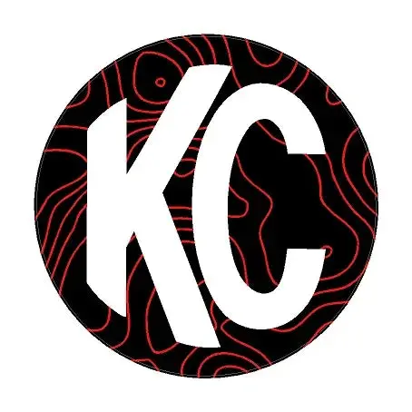 Kc Hilites Pro6 / Titan Gravity Light Cover Topo Overlays (Pair) - Universal 17