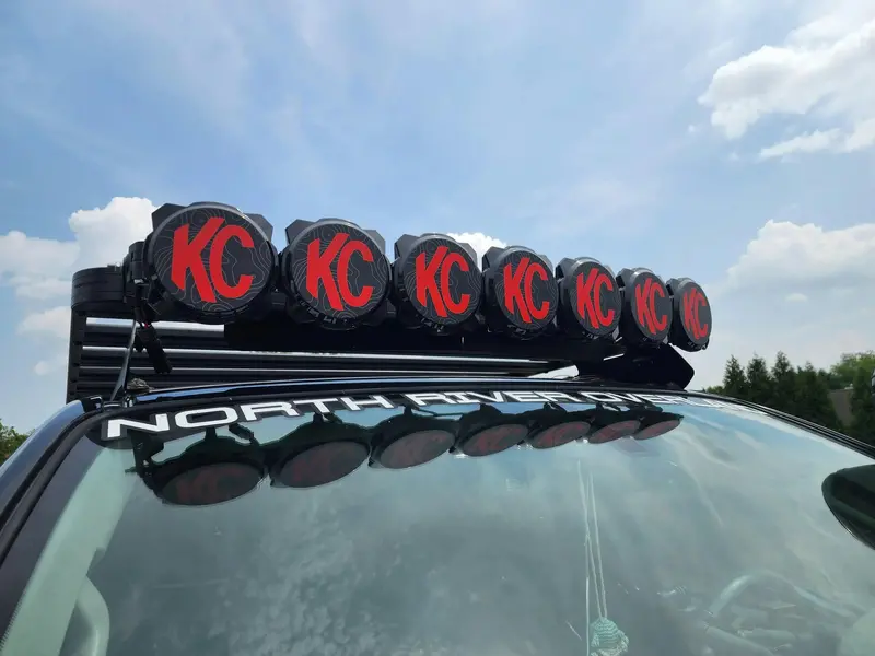 Kc Hilites Pro6 / Titan Gravity Light Cover Topo Overlays (Pair) - Universal 7