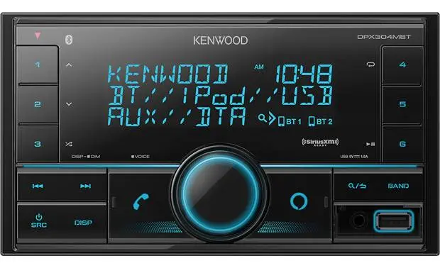 Kenwood Dpx304mbt - 2-Din Digital Media Receiver With Bluetooth 1