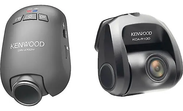 Kenwood Drv-A700wdp - Front & Rear Camera Package 1