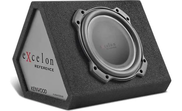 Kenwood Excelon P-Xrw1002wb - 10" Oversized Subwoofer With Sealed Wedge Enclosure 1