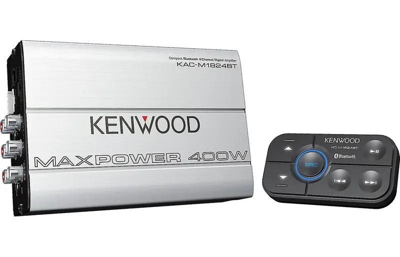 Kenwood Kac-M1824bt - Compact Bluetooth 4-Channel Digital Amplifier 1