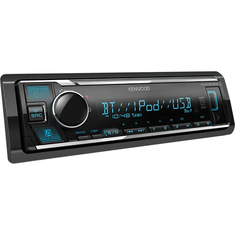 Kenwood Kmm-Bt408 Mechless Bluetooth Stereo/3Xpreouts 1