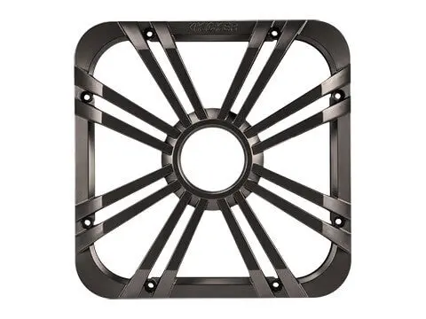 Kicker 11L710glc - 10" Square Charcoal Led Grille 1
