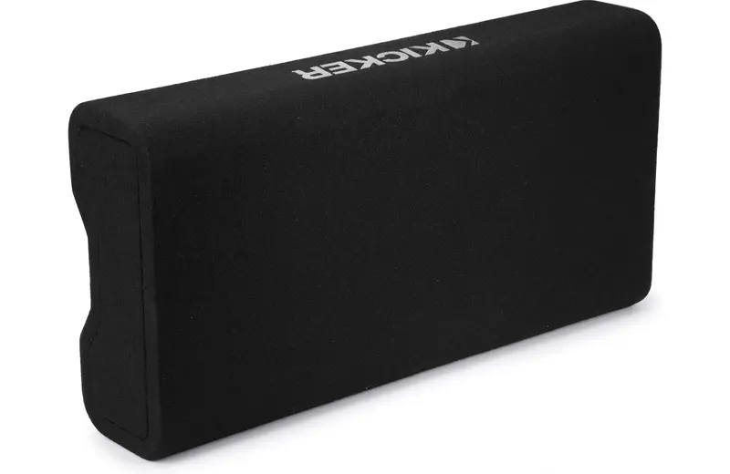 Kicker 48Trtp102 Sealed Downward-Firing Enclosure With Comprt® 10" Shallow-Mount Subwoofer And Passive Radiator 2