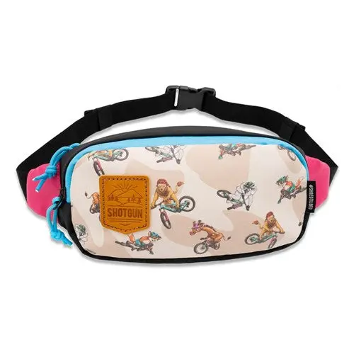 Kids Ride Shotgun Kids Mtb Hip Pack Animal Print 1