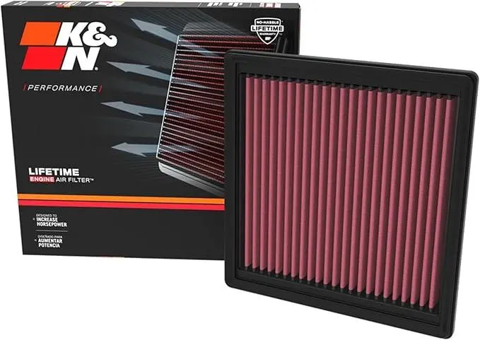 K&N High-Flow Original Lifetime Engine Air Filter - 2024+ Land Cruiser 1