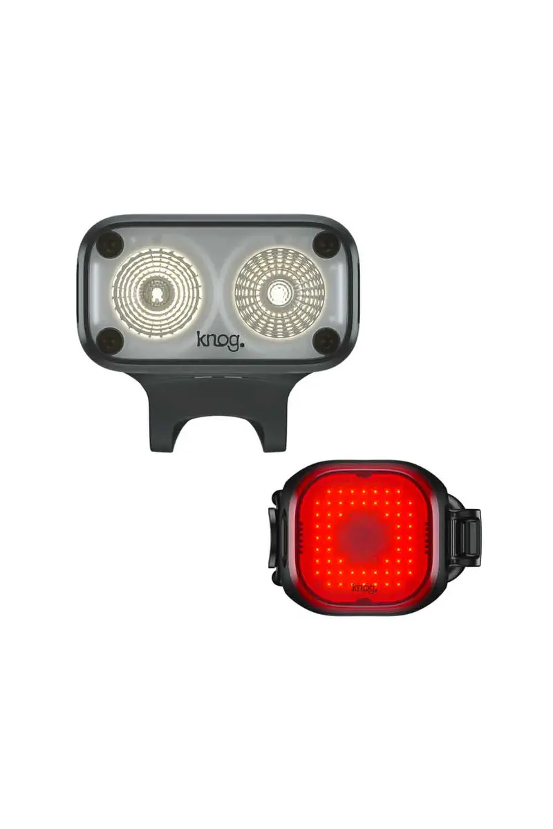 Knog Blinder Road 600 & Blinder Mini Square Light Set 1