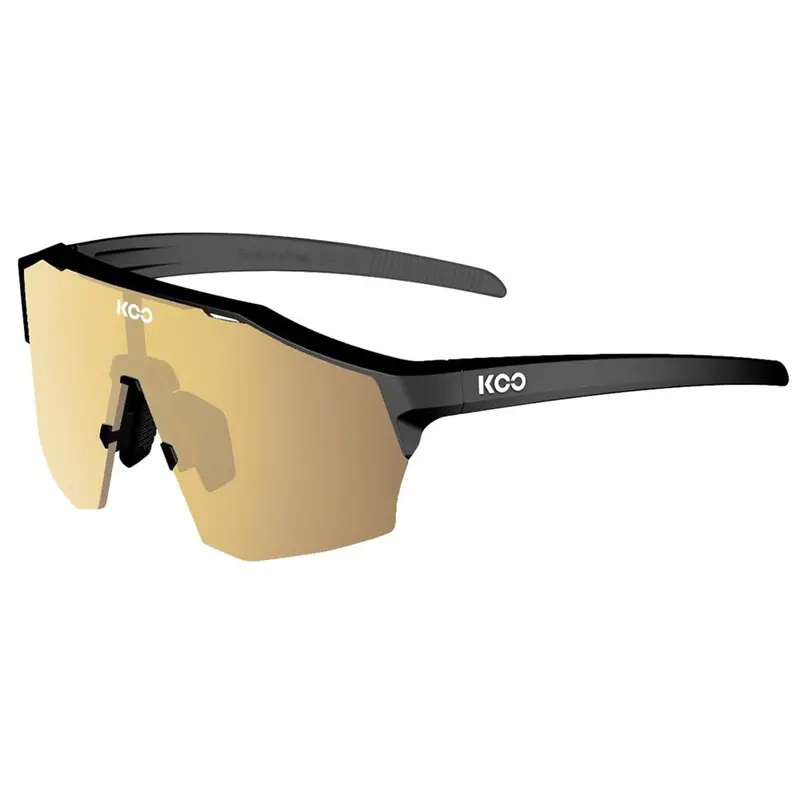Koo Alibi Sunglasses Black Matt/ Gold Mirror Lens - (Large Frame) 1