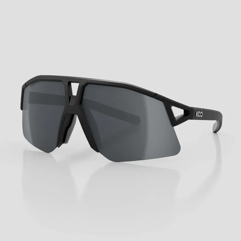 Koo Hype Black Matt/Smoke Lens Unisex Cycling Sunglasses 1