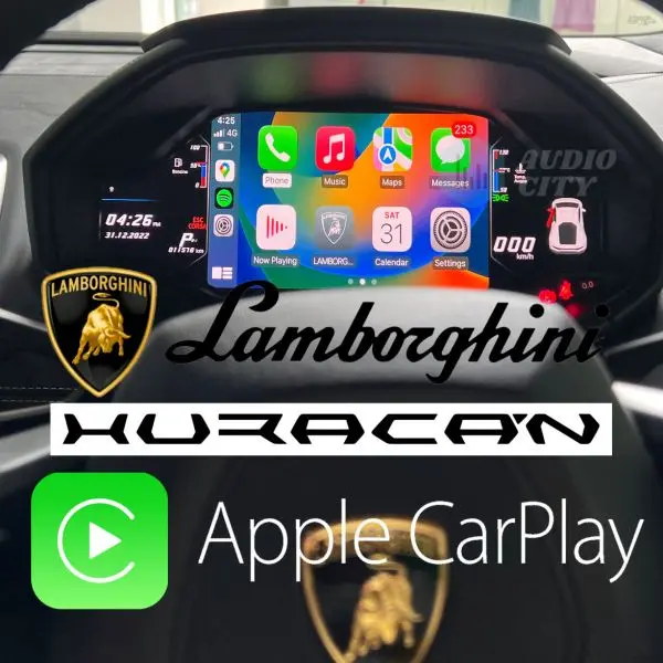 Lamborghini Huracan Apple Carplay & Android Auto Upgrade 1