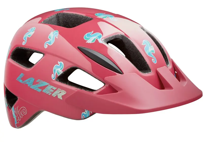 Lazer Li'l Gekko, Unifit Childrens Helmet, Pink Sea Pony 1