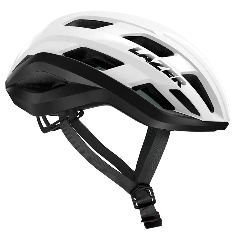 Lazer Strada Kineticore Unisex Road Helmet, White 1