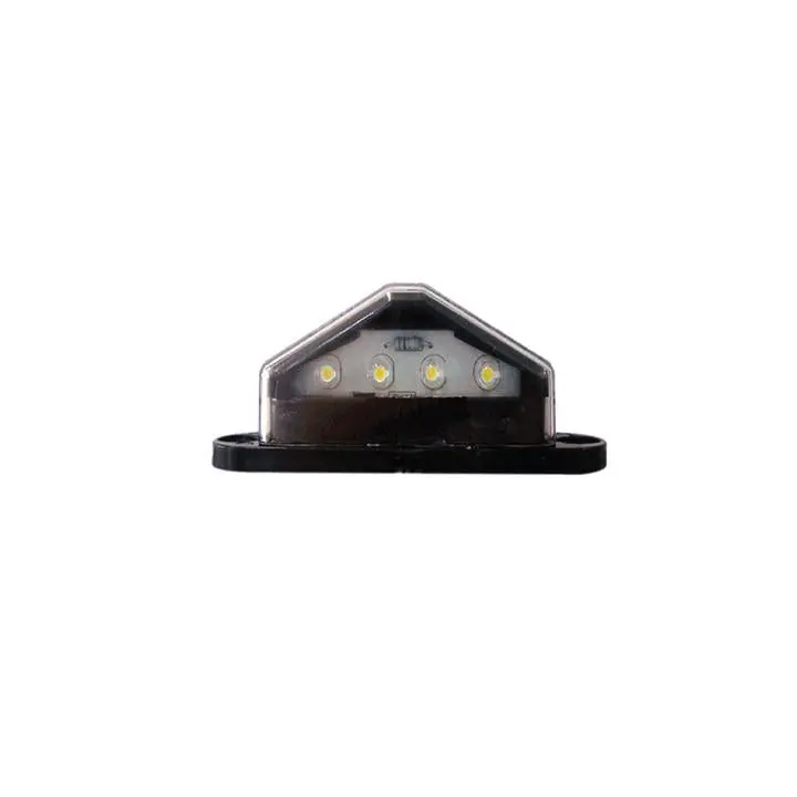Led License Plate Lamp Black 4 Led 1