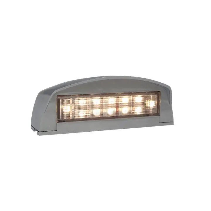 Led License Plate Lamp Chrome 12 1