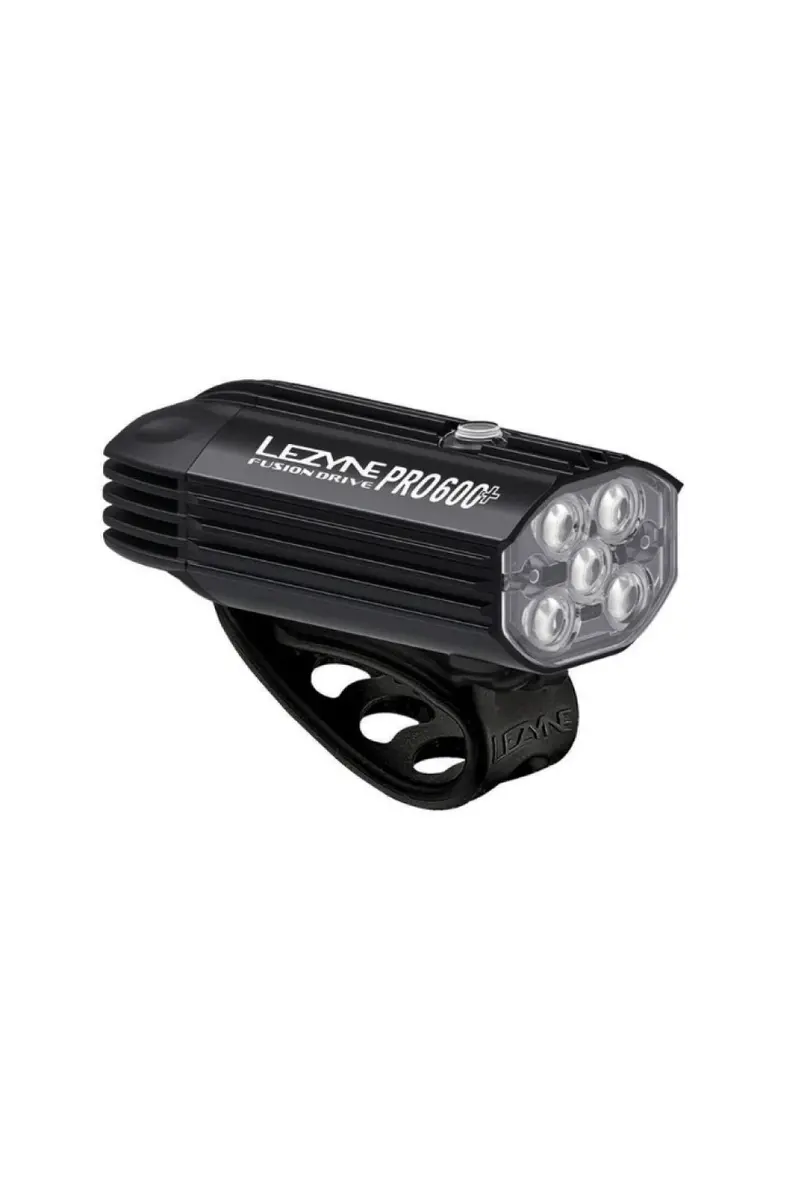 Lezyne Fusion Drive Pro 600+ Front 600 Lumen Usb-C Rechargeable, Rubber Strap 1