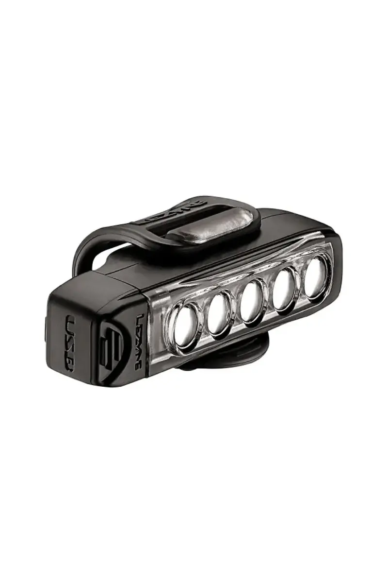 Lezyne Strip Drive Front - Black 150 Lumen - New Optics - Rubber Strap 1