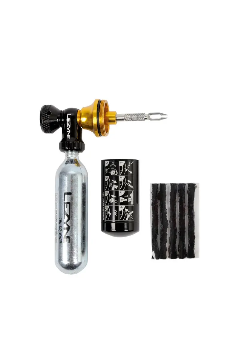 Lezyne Tubeless Co2 Blaster W/ 20G Cartridge - Black/Gold 1