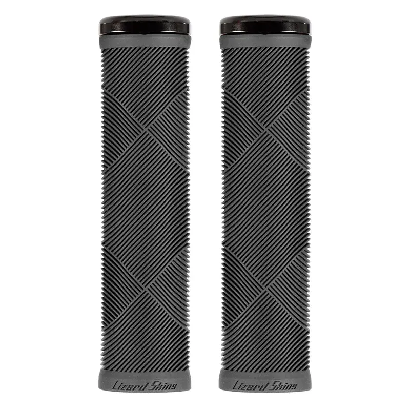 Lizard Skins Lock-On Strata Bicycle Grips, Black 1