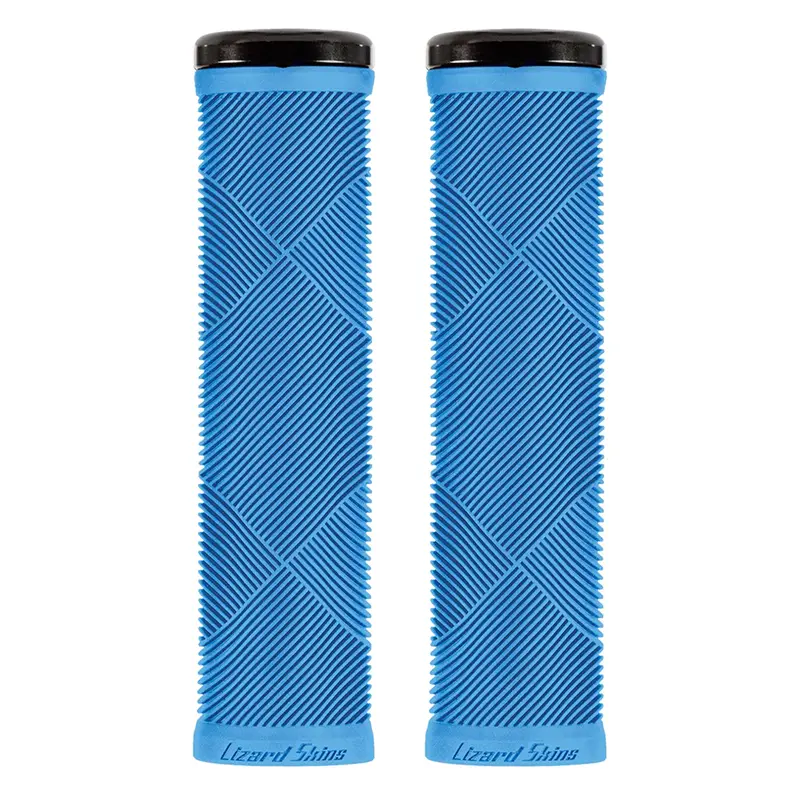 Lizard Skins Lock-On Strata Deja Blue Bicycle Grips 1