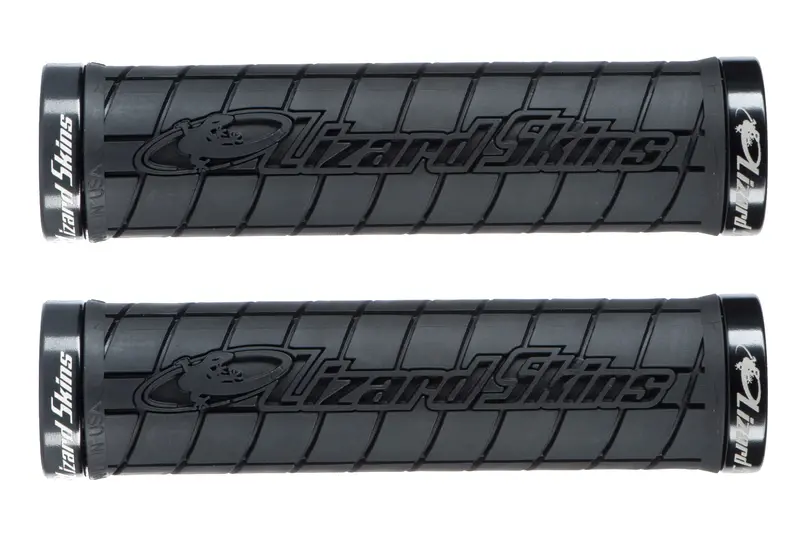 Lizard Skins Logo Lock-On Grips, Black 1