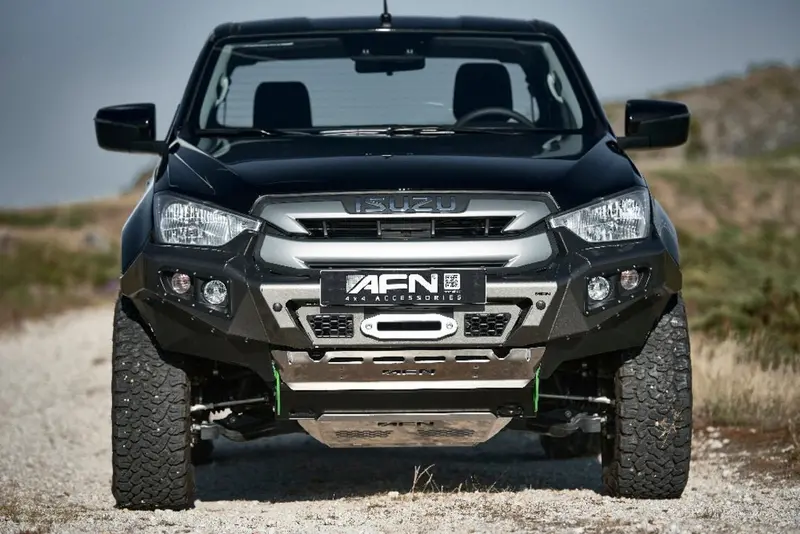 Loopless Bullbar (Front Bumper) Isuzu D-Max 3Rd Generation 2020-2024 Complete With Winch Mount And Fog Light Inserts -Oem Indicators 1