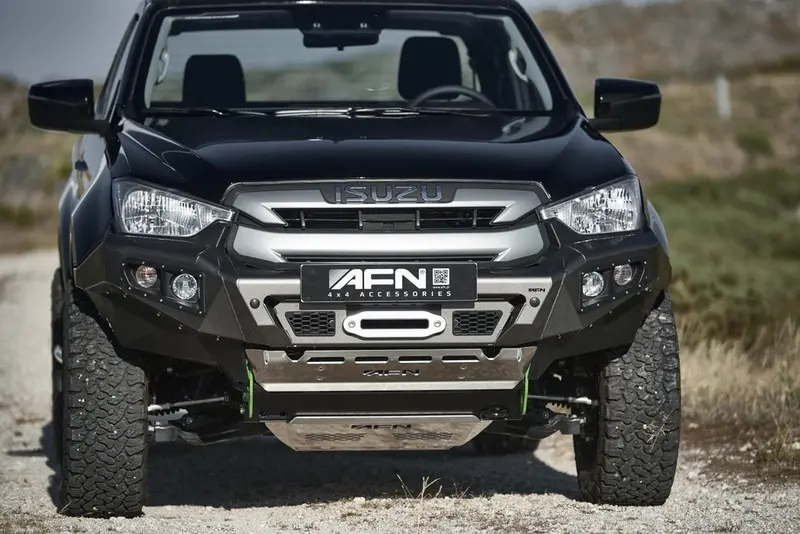 Loopless Bullbar (Front Bumper) Isuzu D-Max 3Rd Generation 2020-2024 Complete With Winch Mount And Fog Light Inserts -Oem Indicators 2