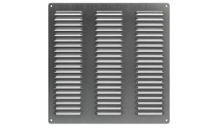 Louvre Vent Aluminium 300X300mm Mill Finish 1