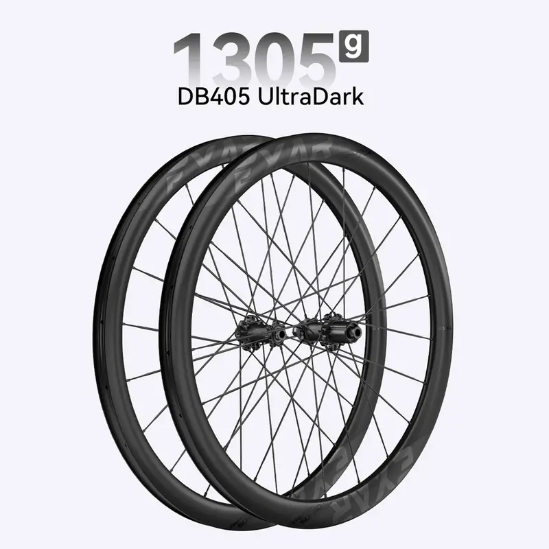 Magene Exar Db405 Ultradark 700C Carbon Disc Brake Wheelset - Shimano Hg Freehub 1