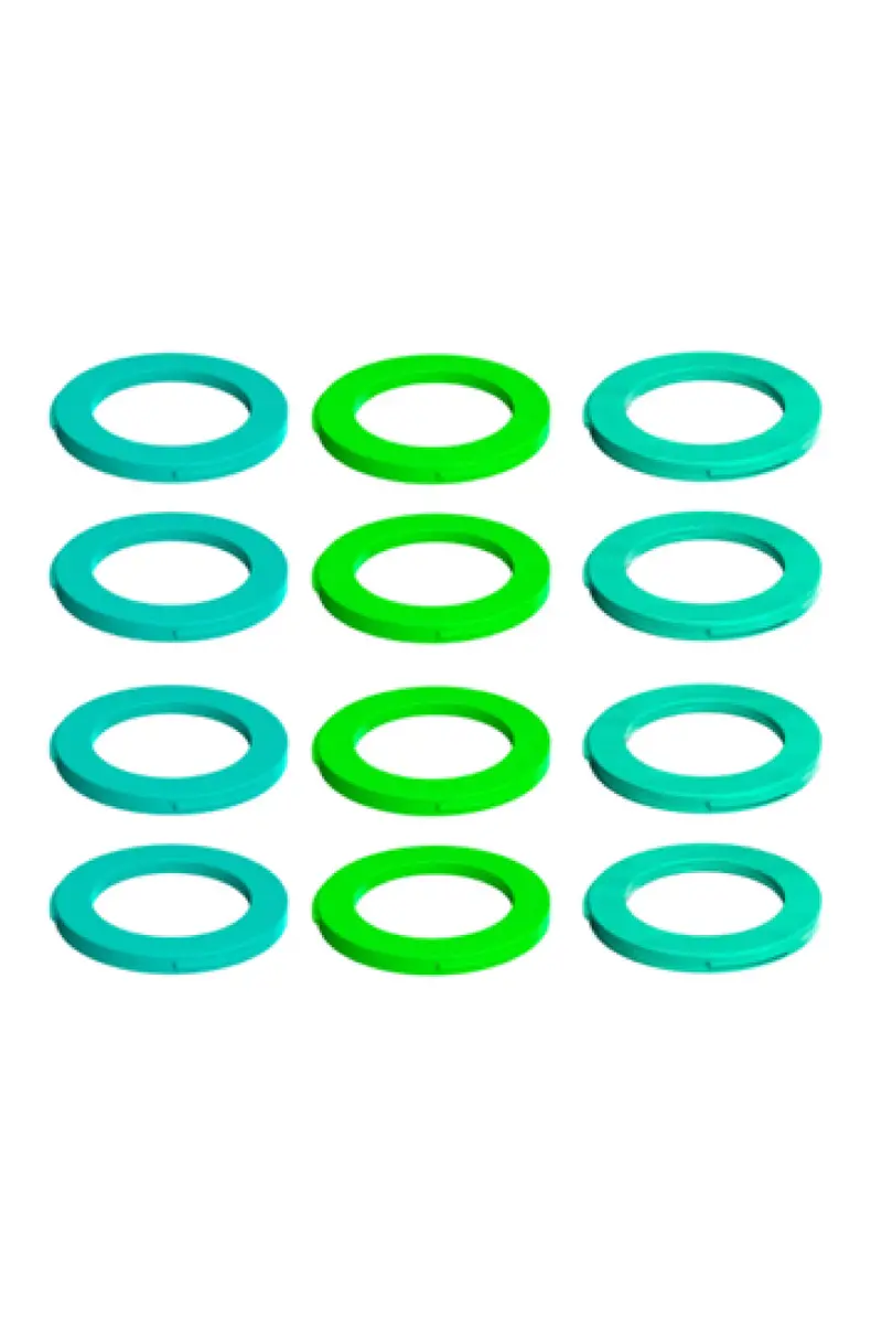 Magura Caliper Cover Kit 2 For Mt5 / Mt7 / Mt Trail (12Pc) Green Turq 1