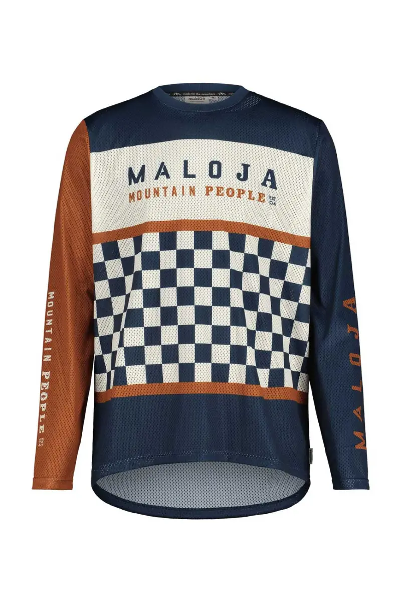 Maloja Valendasm. Mens Long Sleeve Dirt Shirt 4