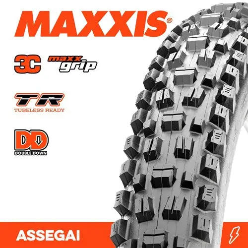 Maxxis Assegai Tyre 27.5 X 2.50 Wt 3C Grip Tr Dd 1