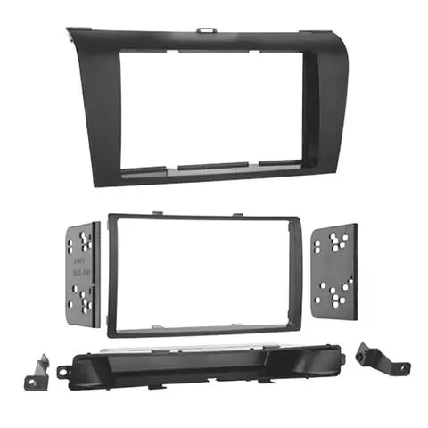 Mazda 3 Axela 2004 - 2009 Double Din (Black) Fitting Kit 1