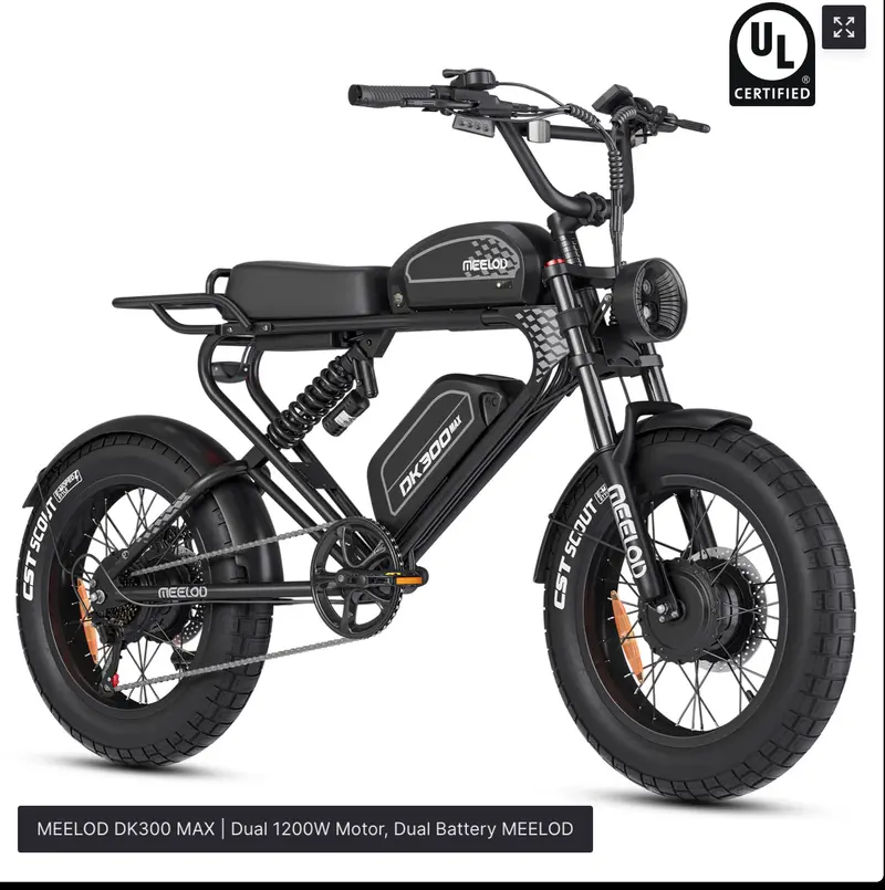Meelod Dk300 Max Dual Motor Dual Battery Full Suspension Electric Bike 1
