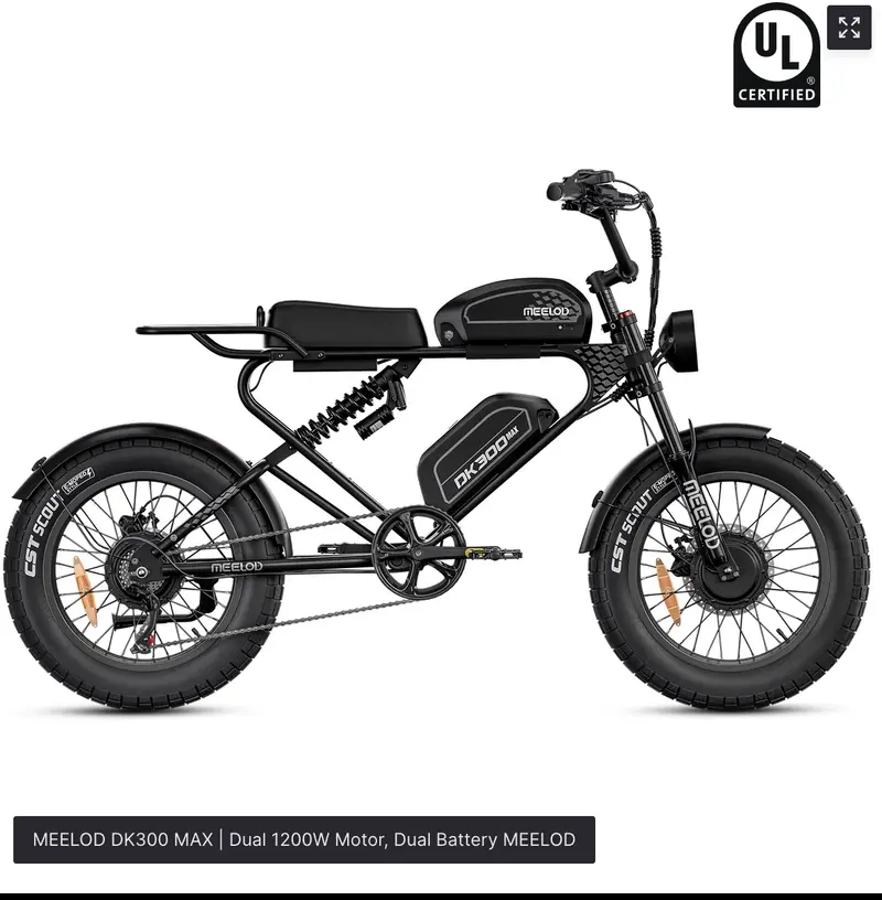 Meelod Dk300 Max Dual Motor Dual Battery Full Suspension Electric Bike 2