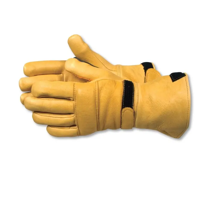 Merino Wool Insulated Elkskin Gauntlet Gloves 1