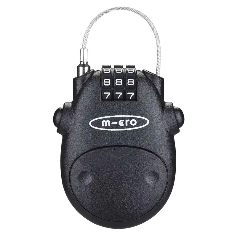 Micro Combination Cable Lock - Black 1
