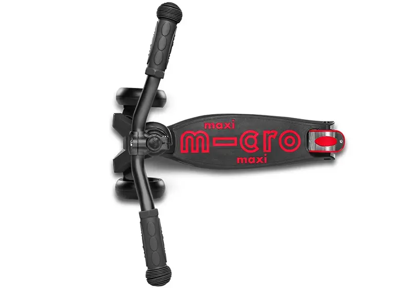 Micro Maxi Micro Deluxe Pro Scooter, Black/Red, Age 5-15, Rider Height: 110-152Cm 2